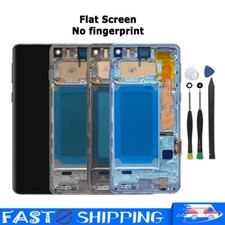 TFT LCD Display Touch Screen Digitizer Frame For Samsung Galaxy S10 G973 Tool
