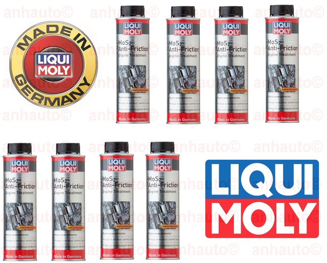 8 Pack 300 ml Liqui Lubro Moly Oil Additive MoS2 AntiFriction Engine