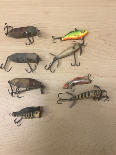 Vintage Angelköder Set Herron Clatter Rattlin Rapala Hula Hopper Eger Bait Co - Bild 5 von 5