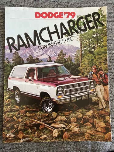 1979 Dodge Ramcharger Original Car Sales Brochure Catalog 8-page