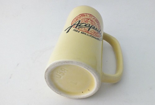 Collectible Pottery Cup w Handle - Acapulco 1984 Millionaire Club Excellent USA - Picture 8 of 8