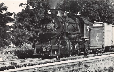Wards Corner-Norfolk VA~Norfolk & Western Railroad Belt Line~1955 Foto-Postkarte