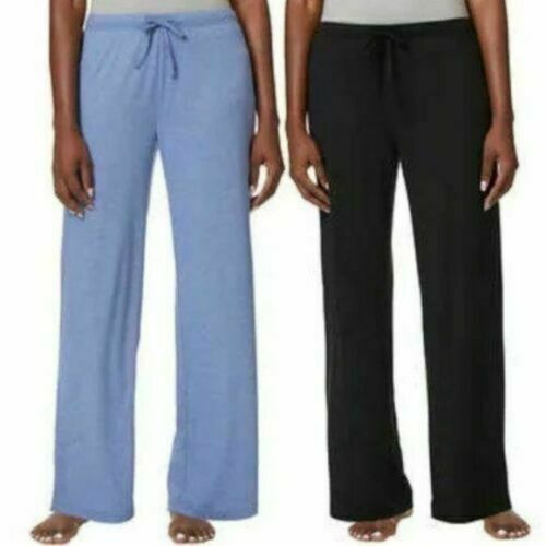 NEW WOMEN 32 DEGREES 2 PACK LOUNGE PANT SOFT HAND FEEL STRETCH PANT - Picture 2 of 5