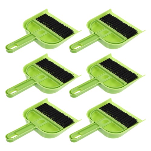 6 Sets Cleaning Brush Small Broom with Dustpan Brushes for Household Child