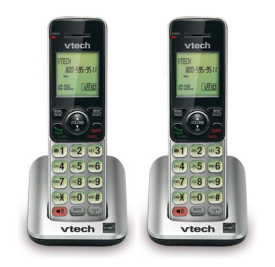 2 Vtech DECT 6.0 CS6609 Accessory Handset for Vtech CS6619 CS6629 CS6648 CS6649