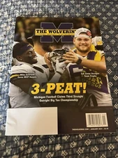 The Wolverine Mag University of Michigan Wolverines Football 3-PEAT Jan 2024 NEW