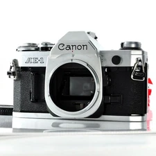 Canon AE-1 35mm Film Camera body SLR MF Silver Tested from Japan [Exc+3]