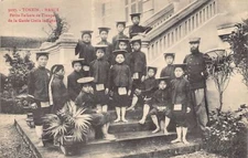 Vietnam - HANOI - The little children of the native civil guard - Publ. Imprimer