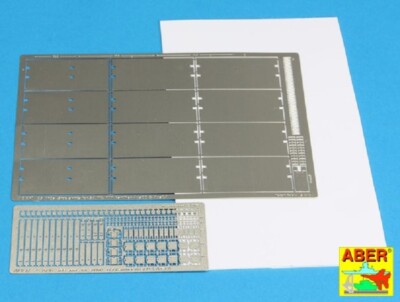 MW22 ABER MODELS 25019 SIDE SKIRTS FOR PANTHER A/D  for TAMIYA, ACADEMY 1/25