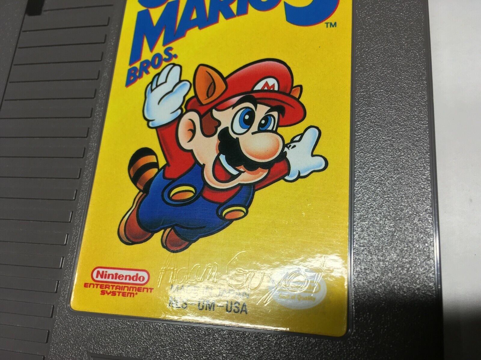 Super Mario Bros. 3 -- Nintendo NES RARE First Print Left Bros Game Only