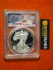 2016 W PROOF SILVER EAGLE PCGS PR70 PAUL BALAN FROM 2019 WP MINT HOARD POP 5