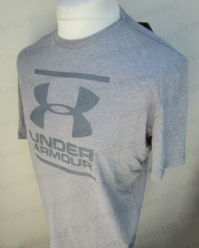 Men's Genuine Under Armour UA T-Shirt Tee Cotton Blend Big Logo M L XL XXL New - Picture 33 of 39