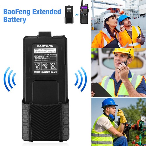 BAOFENG BL-5 3800mAh 7.4V Extended Li-Ion Battery for UV-5R Radio LOT - Picture 7 of 15