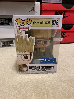 DWIGHT SCHRUTE (HAY KING) #876 The Office Funko Pop! WALMART EXCLUSIVE! 