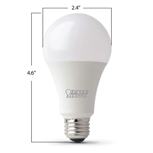 Feit Electric A19 100W Equivalent LED Light Bulbs, Dimmable, 3000k Bright Whi... - Picture 4 of 8