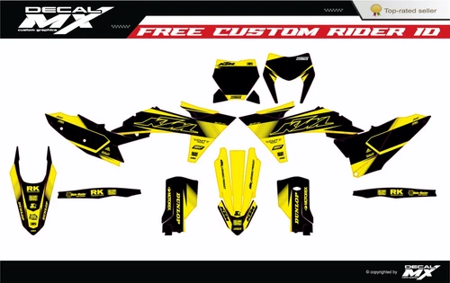 Fits KTM EXC EXC-F XC-W XCF-W 2024-25 and KTM-SX-XC-SXF-XCF-2023-24 graphic kit