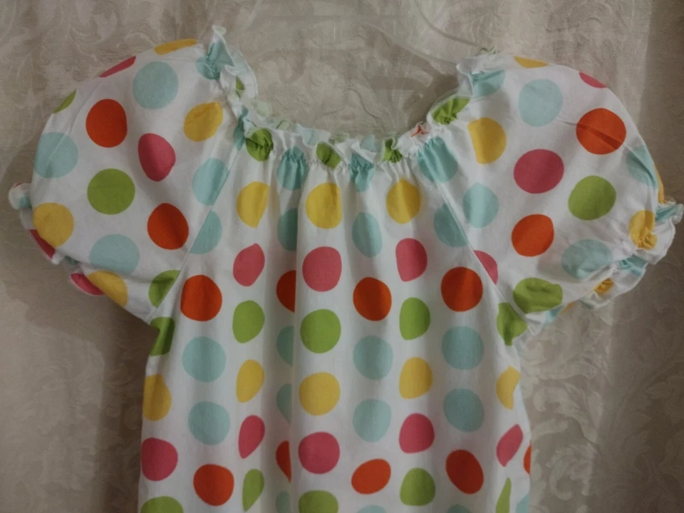 Vestido Lunares Lolly Wolly Doodle Niñas Talla 10 Boutique Foto 3 de 4