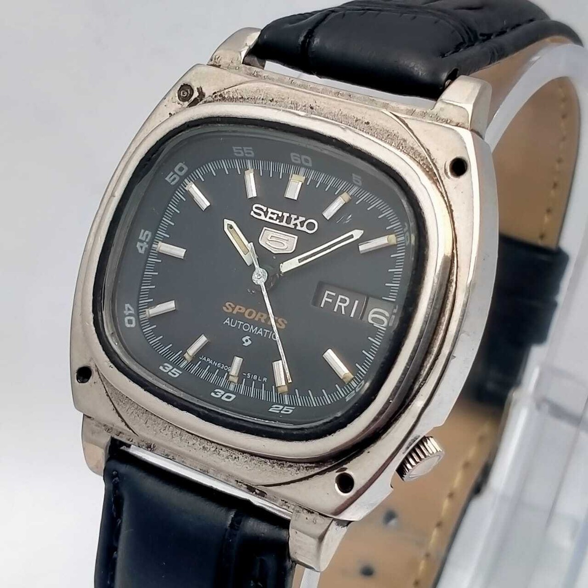 Seiko 5 Sports Automatic 6309-5150 Day/Date Vintage Men's