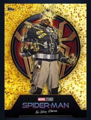 Topps Marvel Collect MCU Legacy Collection No Way Home Gold Electro - Photo 1/3