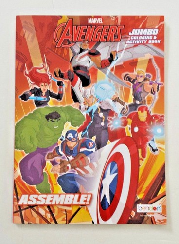 Justice League & The Avengers Wonder Woman Kids Coloring Book Activity Books Set - Picture 3 of 3