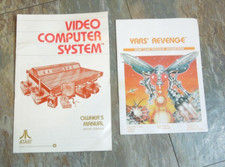 1980 Atari Video Computer System CX2600A Owners Manual Yars Revenge InstructH9