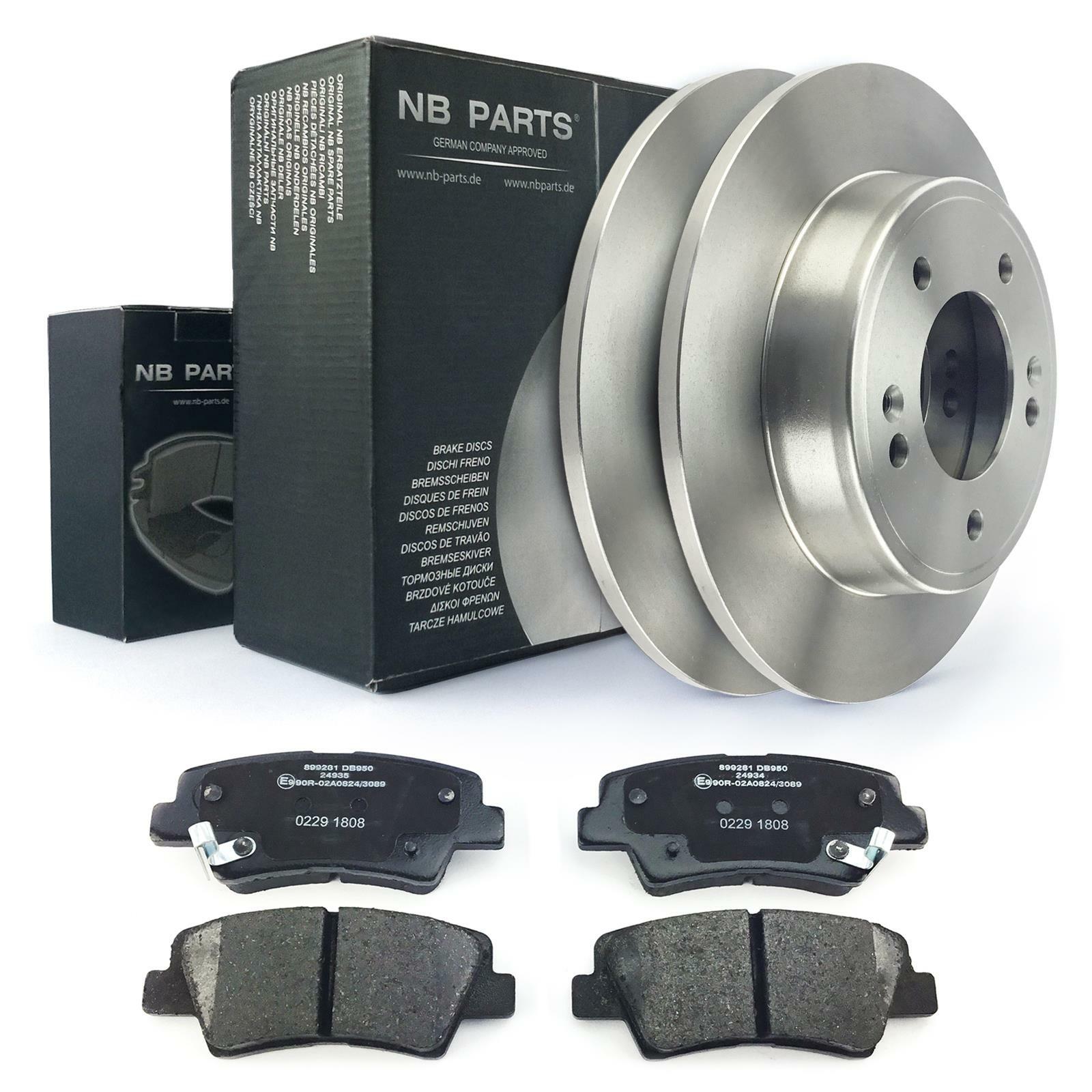 Brake pads + brake discs 262mm rear for Hyundai i30 GD 1.4 1.6