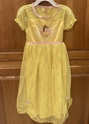 READ Disney Princess Girls Size 4 Dresses Nightgowns Lot Belle Frozen Anna - Picture 20 of 24
