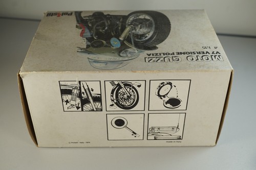 POLISTIL 1:15 MOTO GUZZI V7 Italian Versione Polizia Police Motorbike Motorcycle - Picture 5 of 17