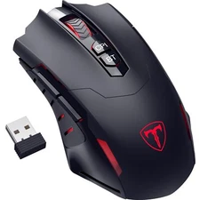 Gaming Mouse Wireless Mouse Gaming with 8000 DPI PC Gaming Mice with RGB LED ...