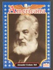 Alexander Graham Bell 1992 Americana Starline Card #33 (NM)