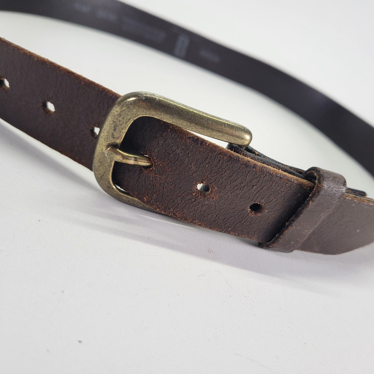 Levis Leather Belt 36 Strauss & Co. Distressed Brown 40599