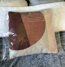 MAISON DU MONDE Coussin LUNO bi matière rosé 45 x 45 cm