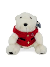 1993 Coca-Cola Polar Bear Plush Stuffed Animal Red Jacket Cavanagh Vintage Coke