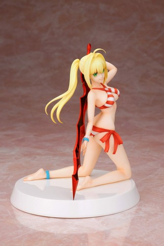 OFFICIAL FATE/GRAND ORDER CASTER NERO CLAUDIUS SUMMER QUEENS 1/8 FIGURE SEALED - Picture 8 of 12