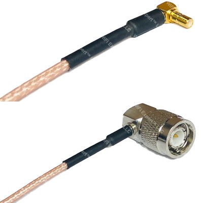 RG316 SSMB Male Angle to TNC Male Angle RF Cable Rapid-SHIP LOT