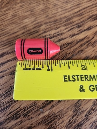 Vintage 1989 Crayon Pins Set Of 2 Avon Red Yellow Brooch Creative Art Coloring  - Bild 4 von 12