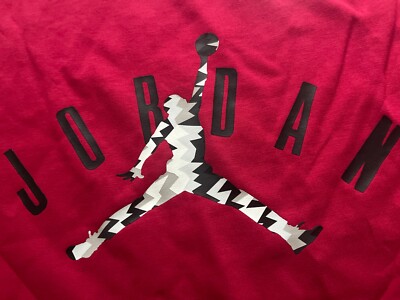 Jordan Flight T Shirt MVP Größe S, M, L Herren Tee Retro Rot Top