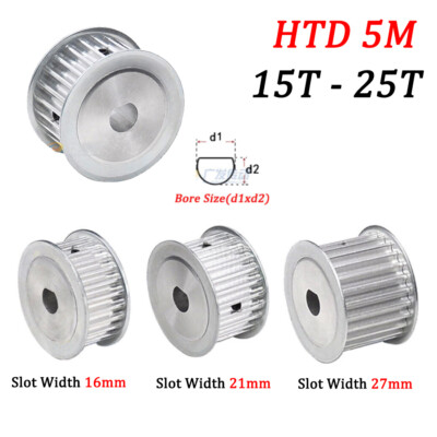 #ad HTD 5M Timing Belt Pulley AF Type 15T 25T D Type Hole For 15 20 25mm Wide Belt $16.00