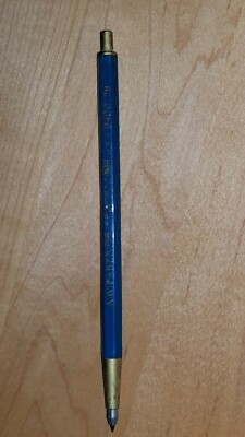 Vintage A W Faber Castell 9400 2H USA Lead Holder green color, brass tip,  nice