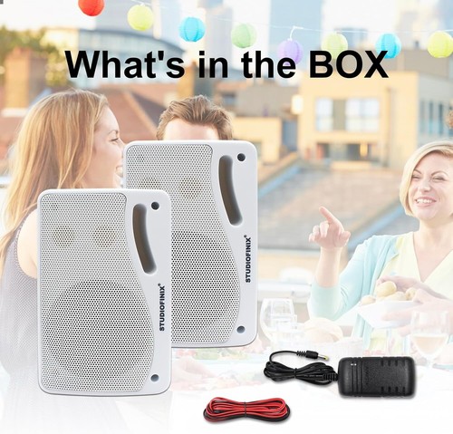 Altavoces Studiofinix 3.5" 200W Exterior Impermeable Bluetooth Montaje en Pared 3 Vías - Imagen 9 de 34