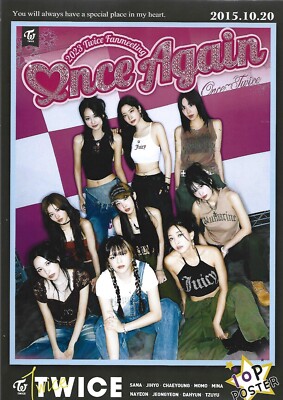 TWICE Photo Poster [10P Pack] (A4 Size) K-POP 202311-000 | eBay