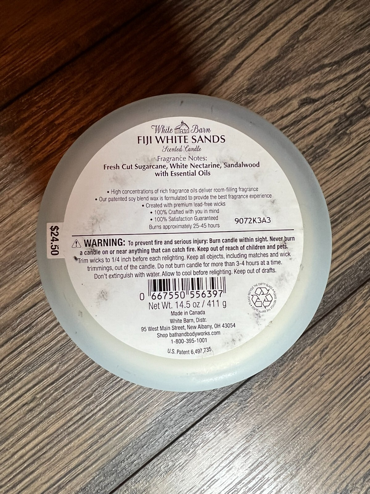 Bath and Bodyworks White Barn New 3 Wick Fiji White Sands Candle 14.5oz eBay