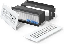 ALORAIR Wall Return Air Ventilation Kit w/Filter 12x 4 " Retrofit Wall to Wall