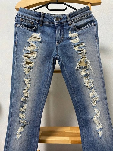Dolce & Gabbana Pretty Women Blue Jeans 40 / W29 - Picture 2 of 17