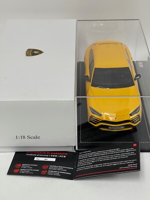 1/18 MR Collection Lamborghini Urus Gloss Yellow 2021 Owner