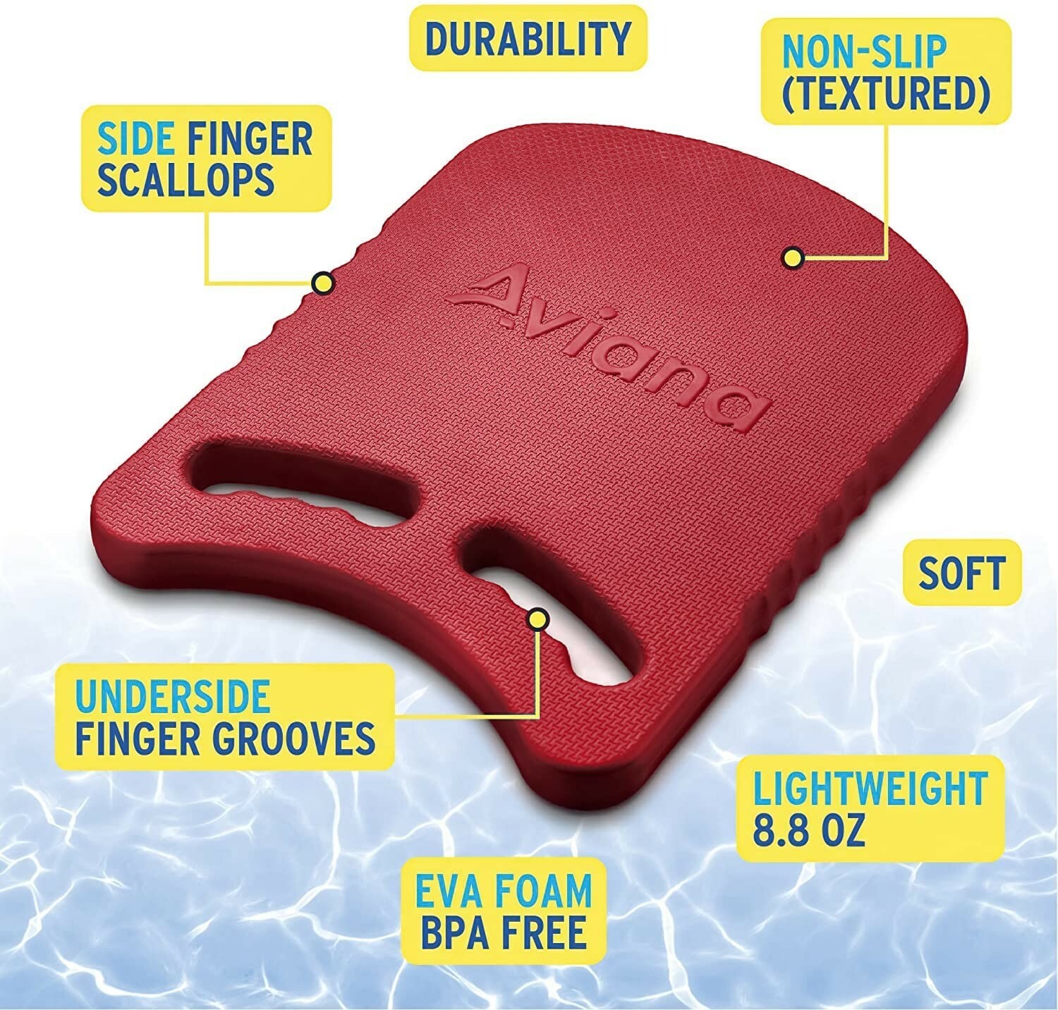 Swimming Pool Kickboard for Young Kids Training Aid Foam Board Red eBay