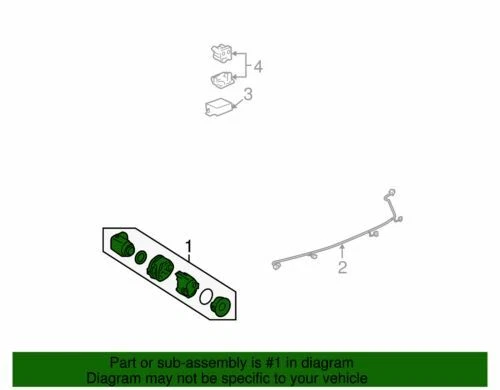 Sensor de respaldo de alarma de objeto trasero genuino GM 2005-2009 Buick LaCrosse 89047027 Foto 2 de 2