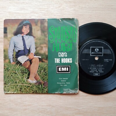 レア7inch シンガポール産POP Sanisah Huri SANISAH HURI and The Hooks - Rare Malaysia Singapore 7