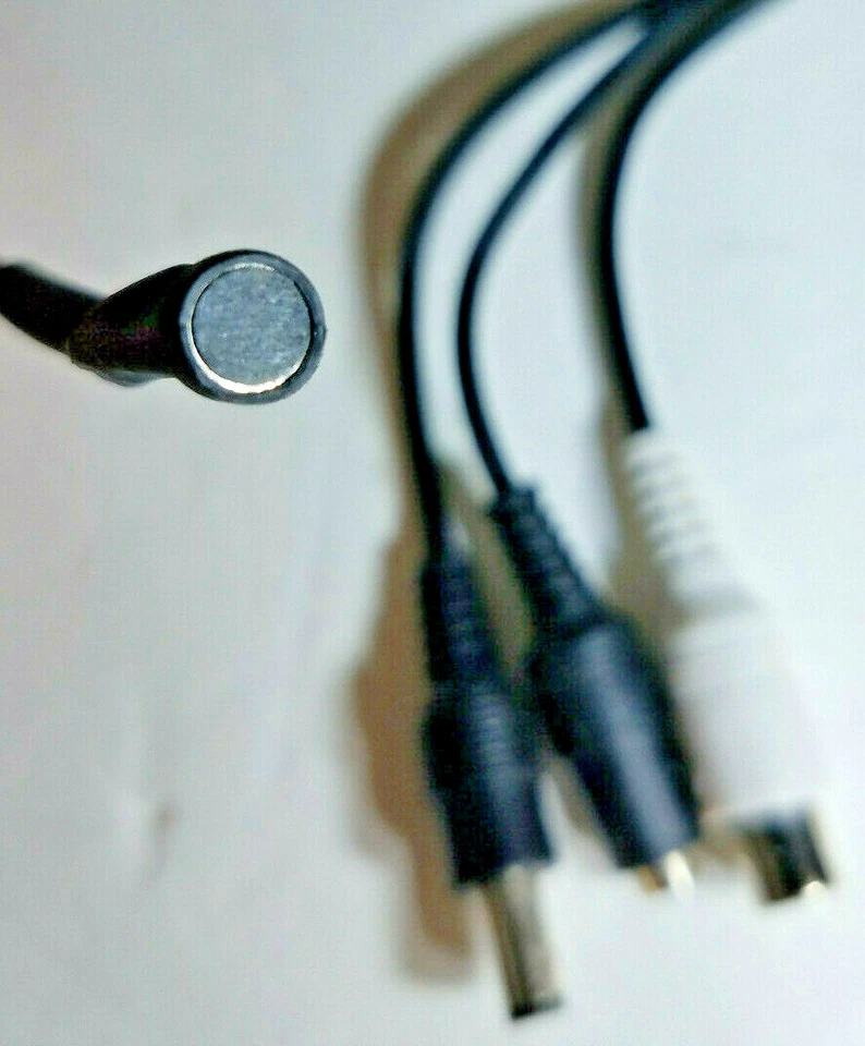 Mini micrófono sensible a alta ganancia CC alimentación audio micrófono CCTV seguridad DVR cámara Foto 2 de 4