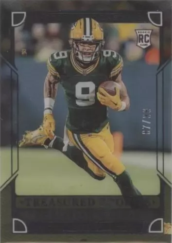 2022 Panini National Treasures Christian Watson #TRO-CWA